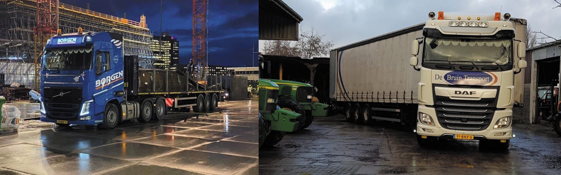 De Bruin Transport Slider