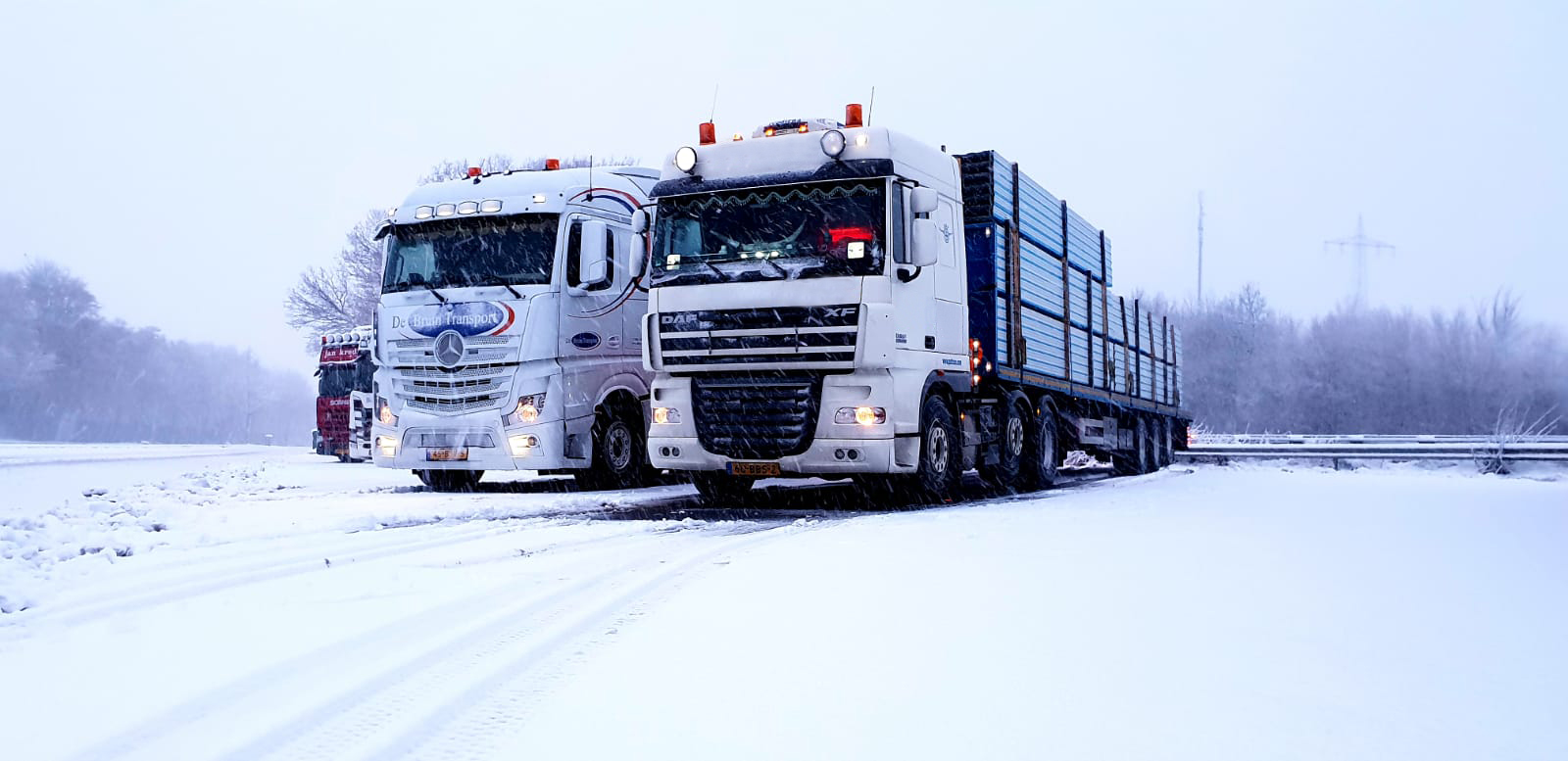 De Bruin Transport Sneeuw